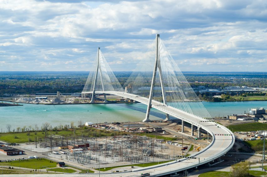 Bridge from Detroit to Canada
