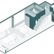 Herring Factory Loft axonometric section
