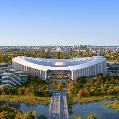 File into the Future Stadium dezeen agenda