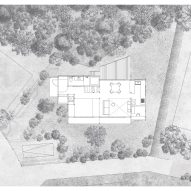 Plan of Green Sandwich House by HYAN