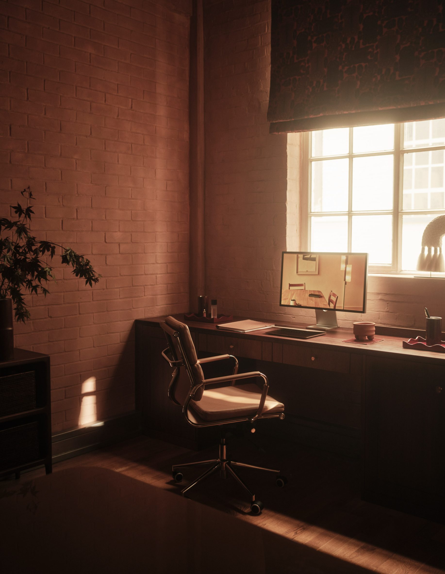 Workstation in Jasmine Fisher's London office