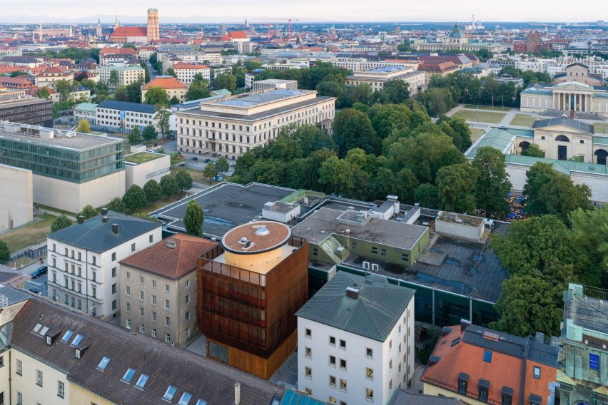 Aerial view of Kinderoase an der TUM
