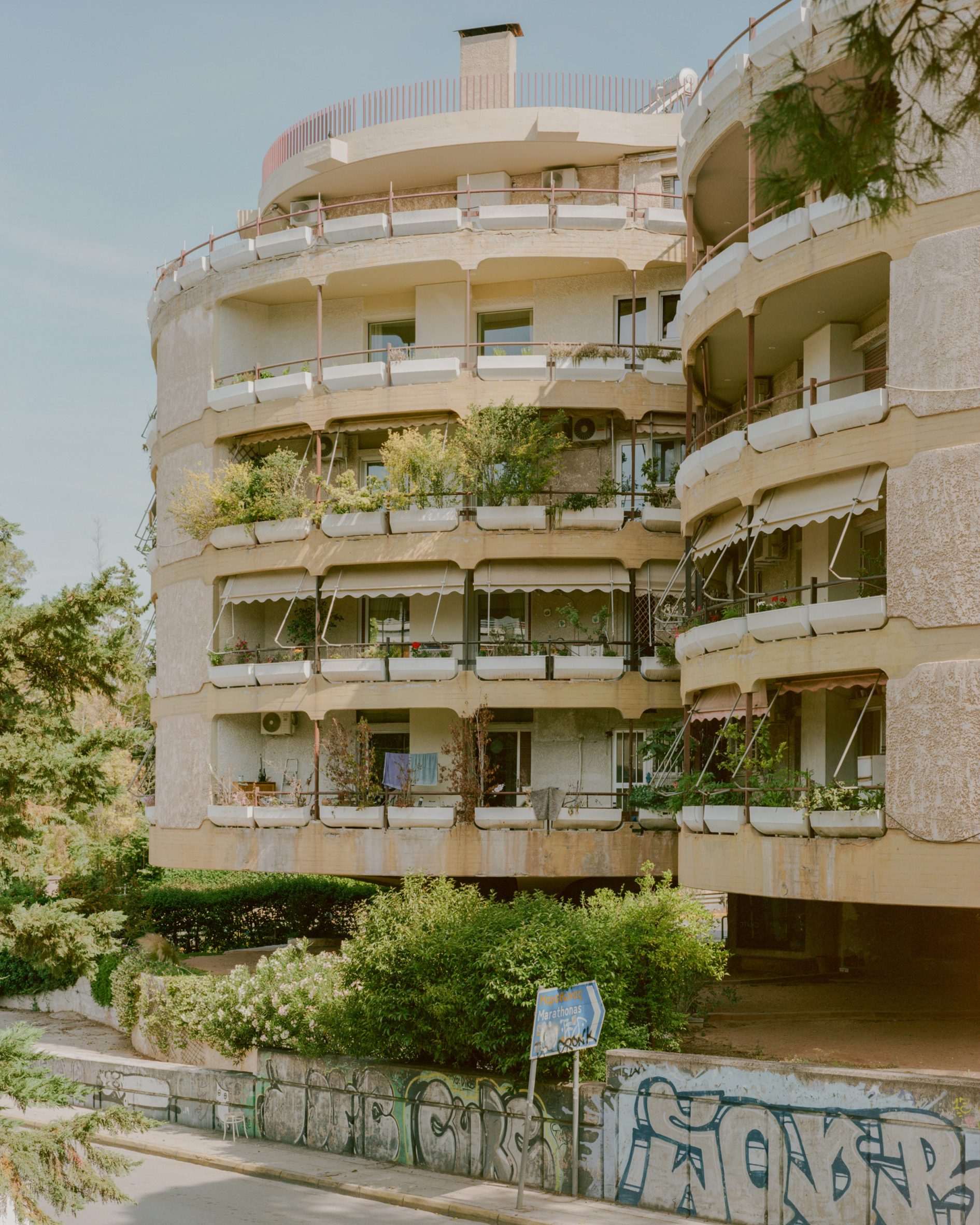 Stroggyli Polykatoikia building in Athens