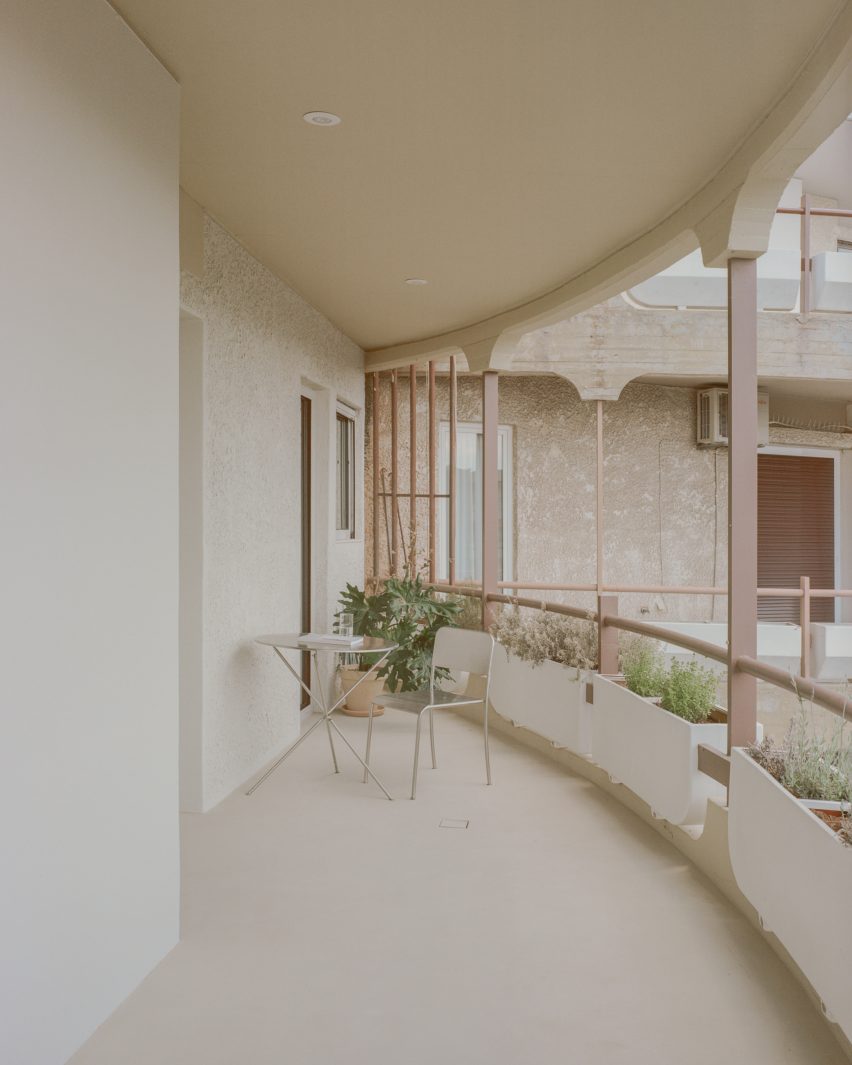 Balcony of Kifisia Apartment by Georgios Apostolopoulos