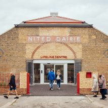 Assemble turns dairy warehouses into LifeLine Community Centre