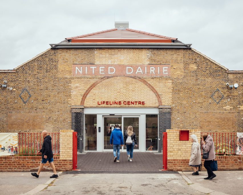 LifeLine Community Centre by Assemble United Dairies exterior