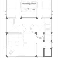 LJ House by Studio Saransh first floor plan