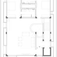 LJ House by Studio Saransh second floor plan