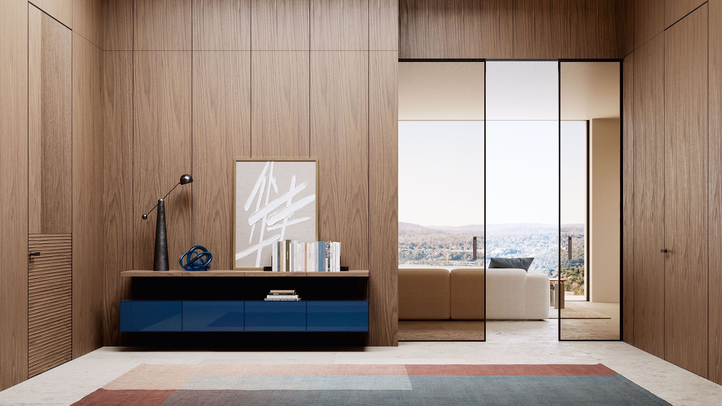 Lualdi develops vision for contemporary interiors based on architectural systems