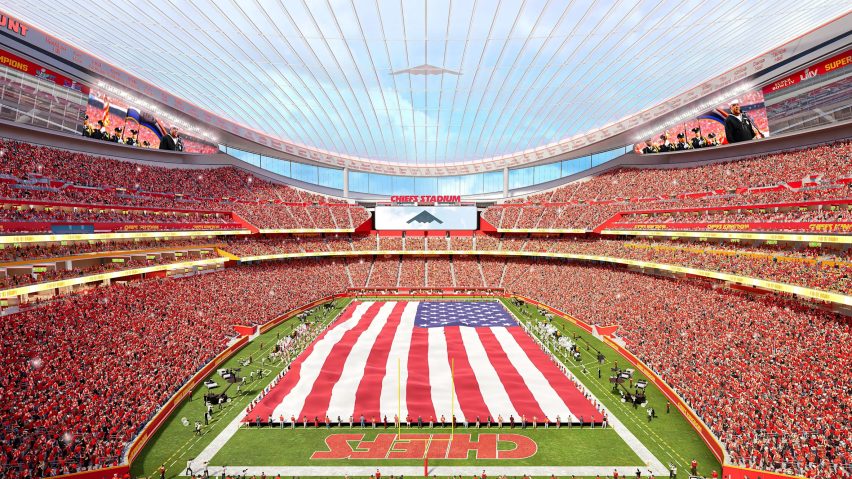 Kansas City Chiefs stadium by Manica Architecture