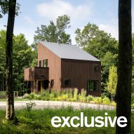 Charred wood gives Vermont house a "bark-like exterior"