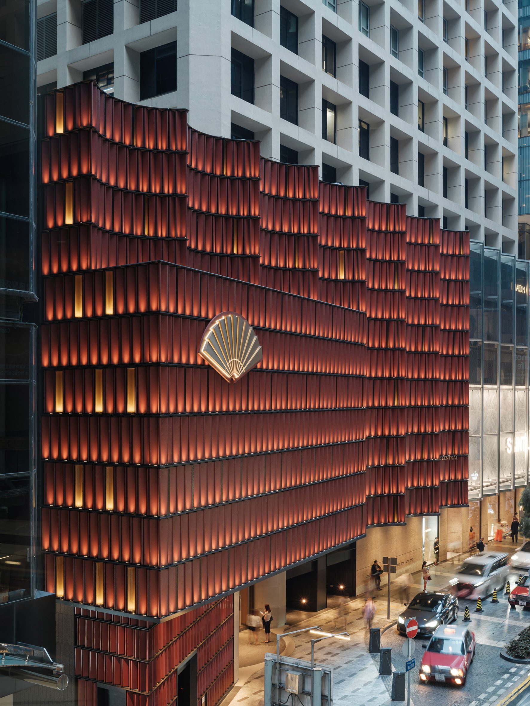 El exterior del hotel Landmark Mandarin Oriental diseñado por Neri&Hu