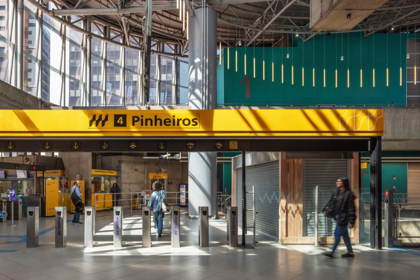 Sao Paolo Pinheiros Station interior revamp
