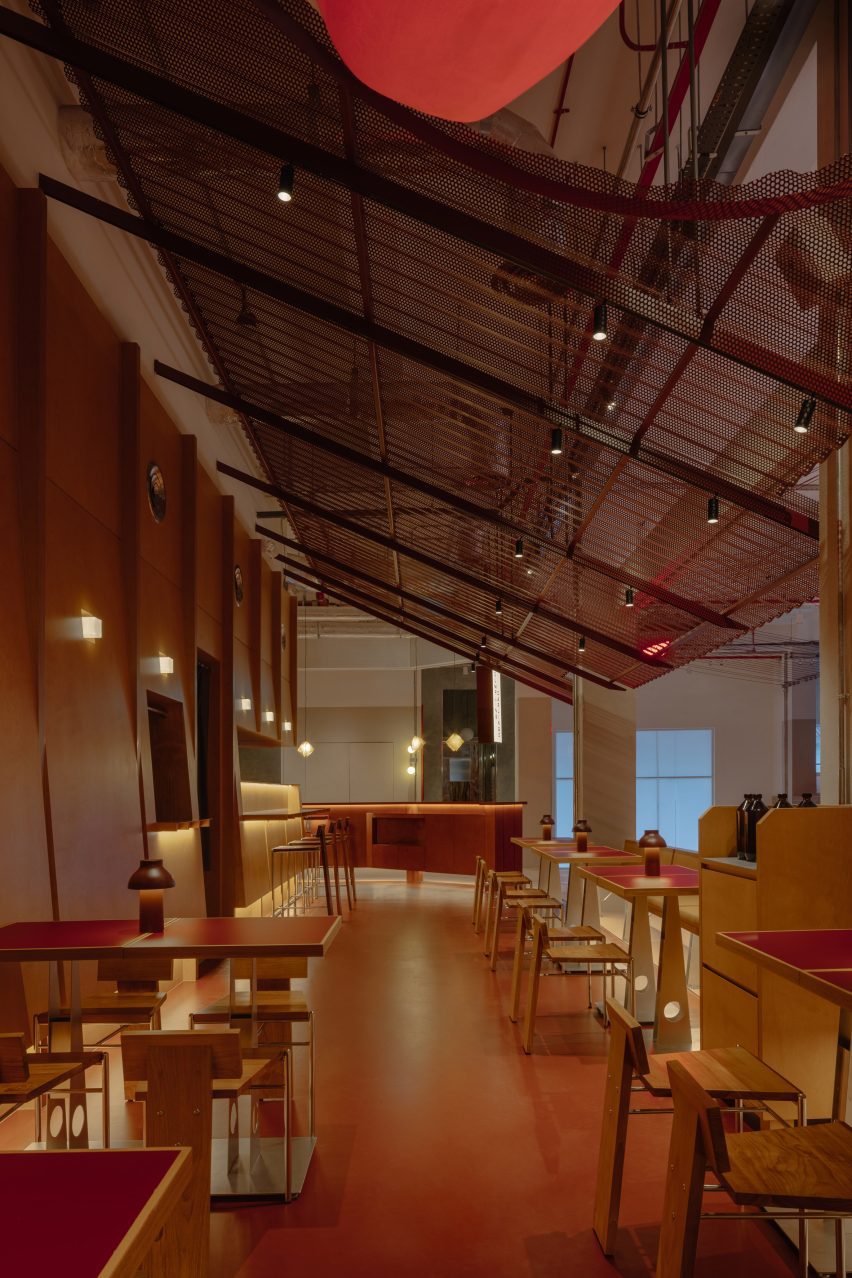 Izakaya-style roof of Dumpling Darlings