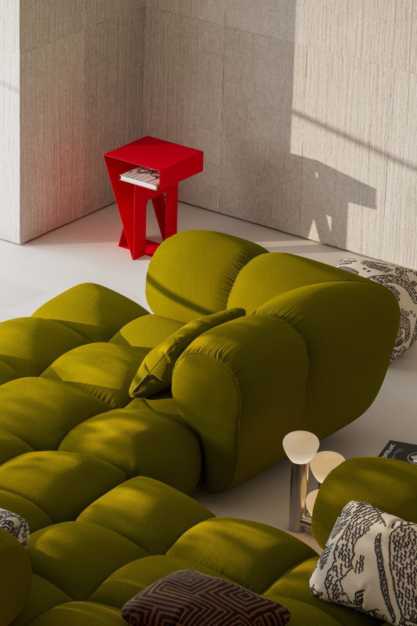 Green seating island