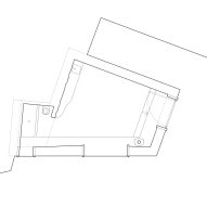 Floor plan of Panoší Újezd Summer House by Lenka Milerová Architektka