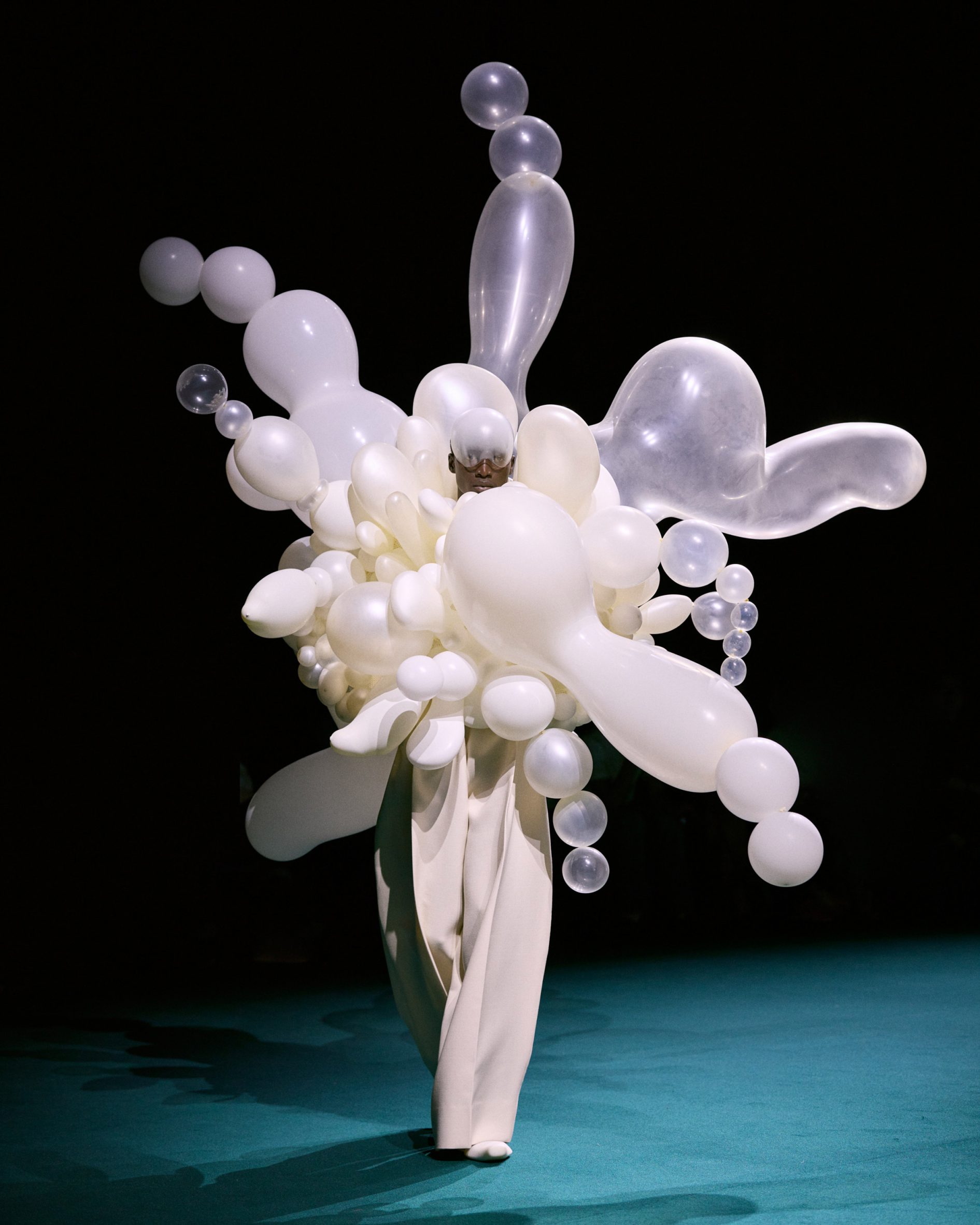 Balloon-clad clothes