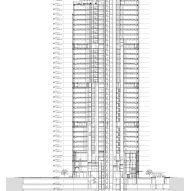 Section of One Shanghai by RSHP