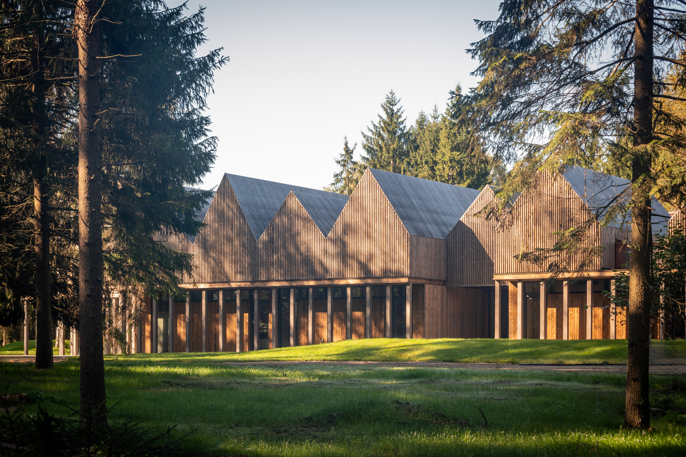 Resorts en el bosque lituano