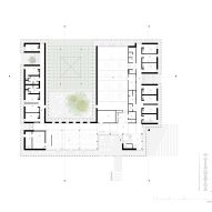 Ground floor plan of Sanctum nature retreat by Arches