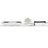 Section of Sanctum nature retreat by Arches