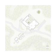Site plan of Sanctum nature retreat by Arches