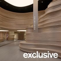 LMTLS Architecture evokes "natural canyon" inside New York skincare store