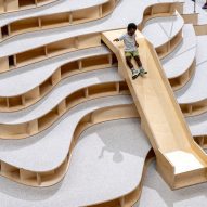 Playground installation in National Building Museum