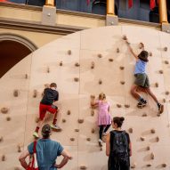 Playground installation in National Building Museum