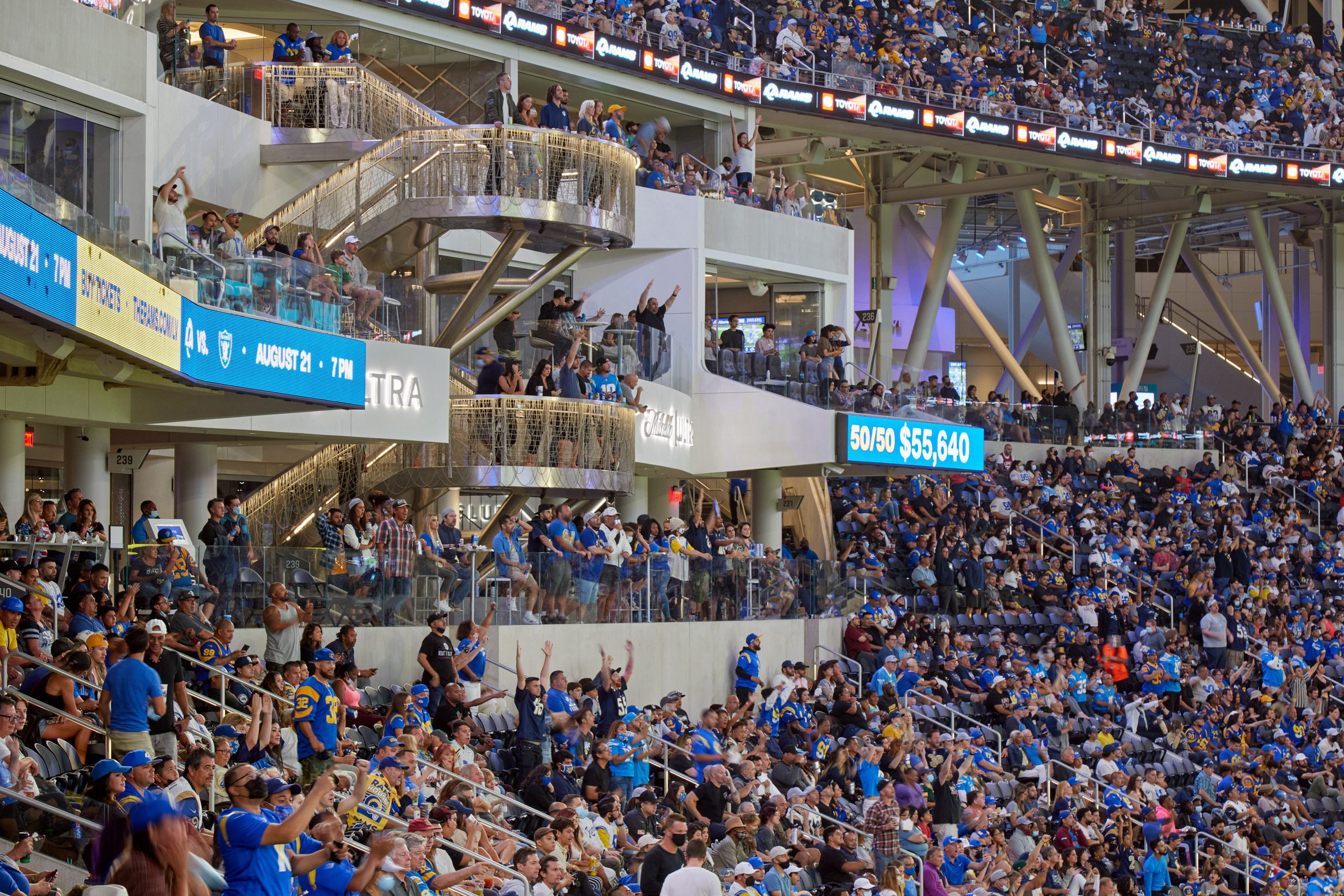 SoFi interior stadium