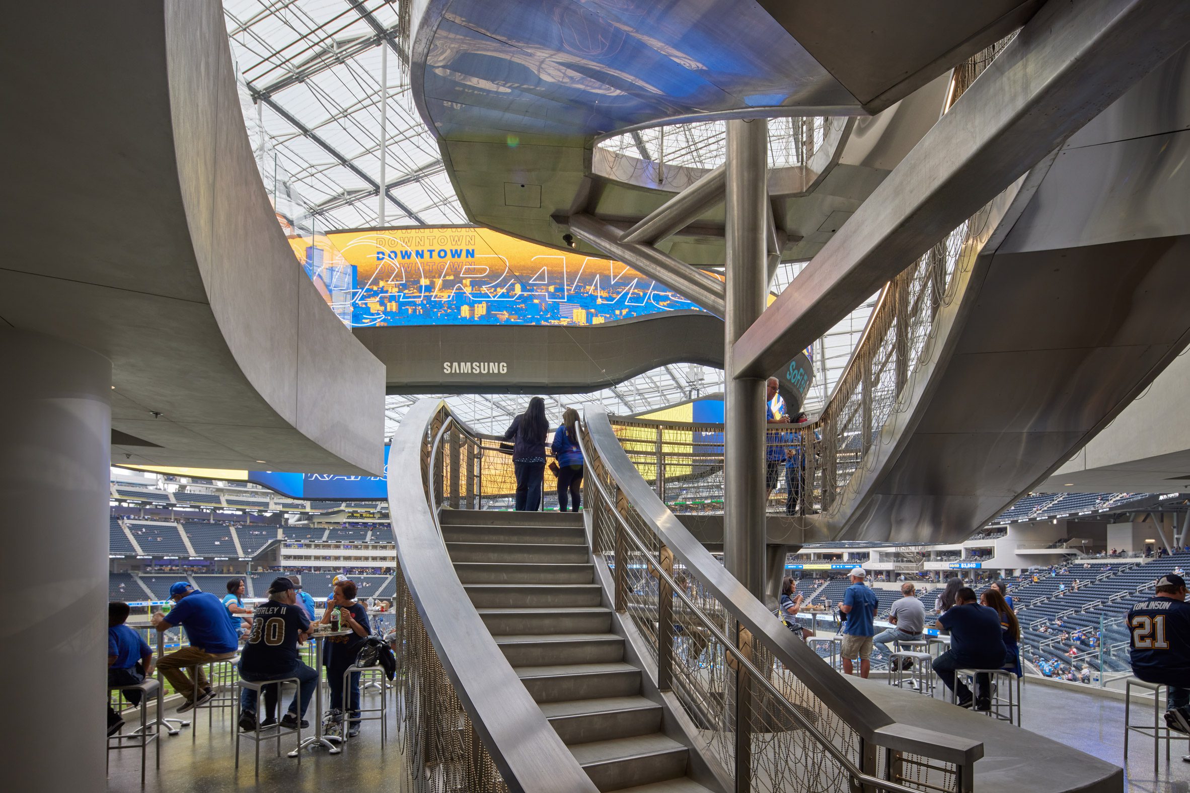 SoFi stadium interior