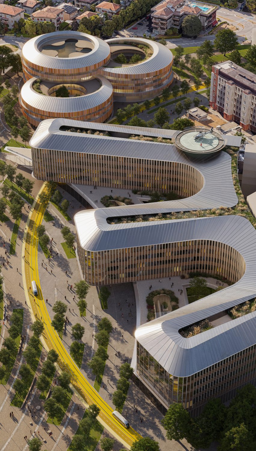 Spedali Civili hospital by Carlo Ratti and Park Associati