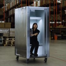 "Human refrigerator" provides escape from deadly heatwaves