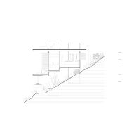Section of Casa Diez Pies by Studio Font