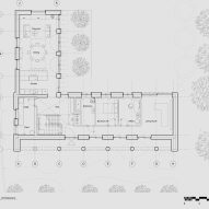Ground floor plan of The Linhay