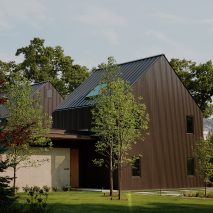 Wheeler Kearns staggers brown house on Lake Michigan shore