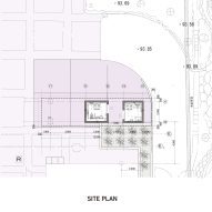 Site plan of Tobe Zoo Toilet by YanoAoyama