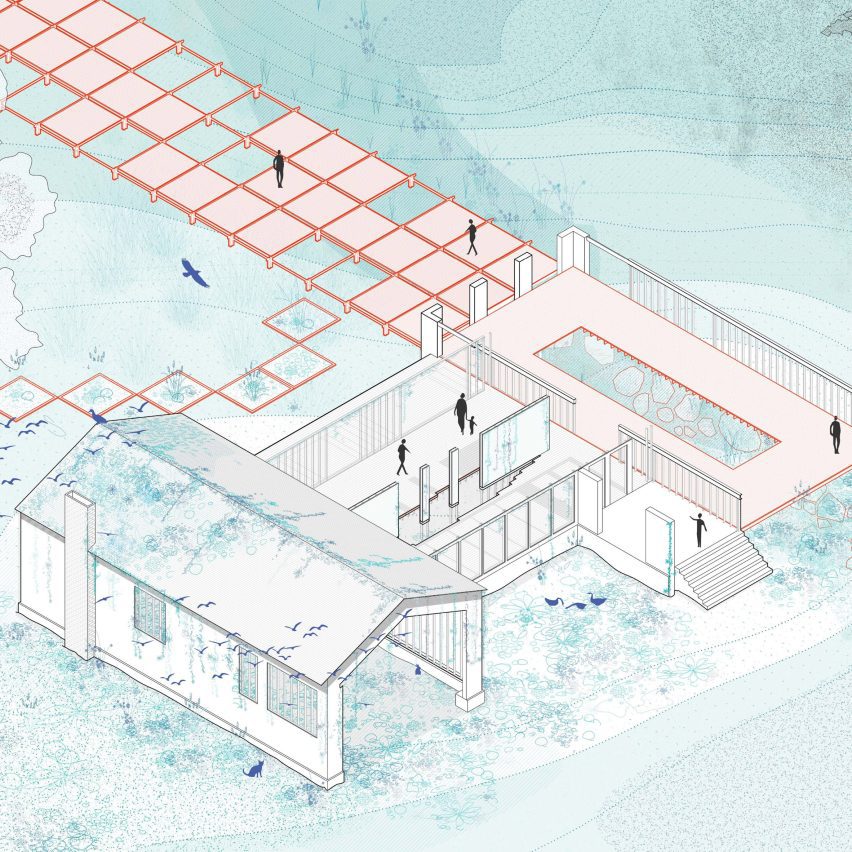 a diagram of a building