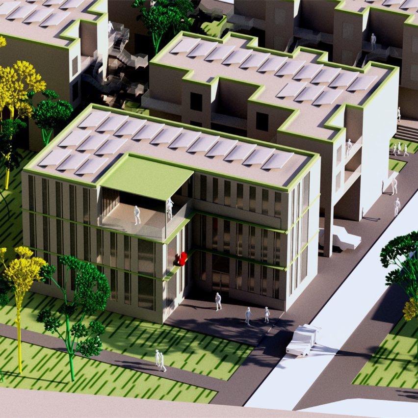 a digital image of a building