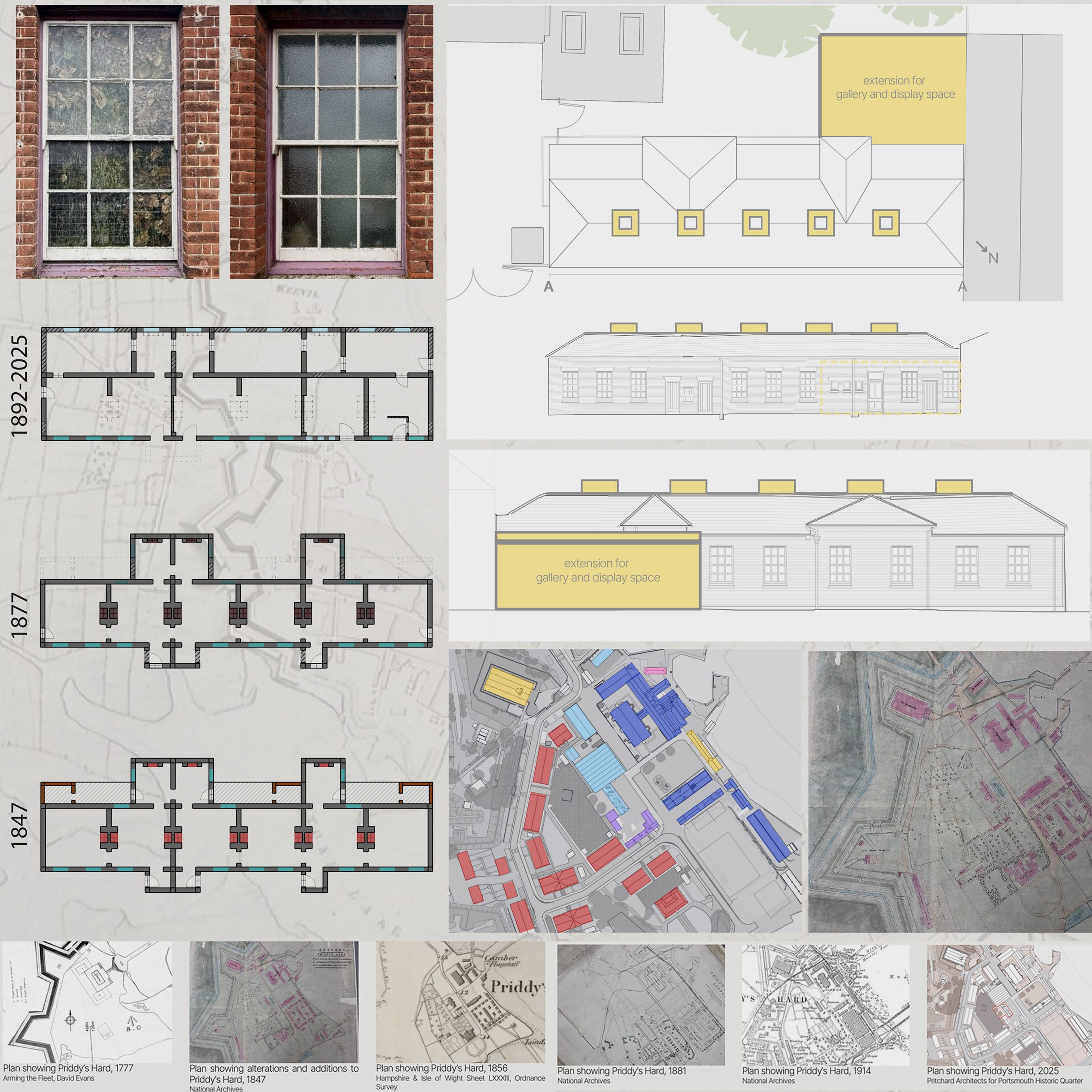 Laboratory Cottages: A Conservation Proposal at Priddy's Hard by Alvin Loo