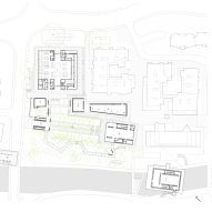 Ground floor plan of Aranya Art Centre Guangzhou by Vector Architects