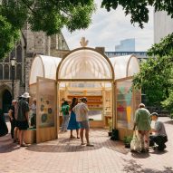 The Veggery greenhouse at the Barbican by Studio Folk Architects and Raskl