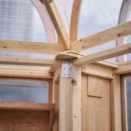 The Veggery greenhouse at the Barbican by Studio Folk Architects and Raskl