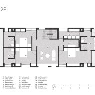 Plan of 100 Windows by Inrestudio