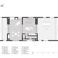 Plan of 100 Windows by Inrestudio