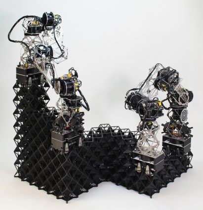 Compound Nested Lattice Modules: Reconfigurable Structures for Sustainable Robotic Assembly by MIT Center for Bits and Atoms