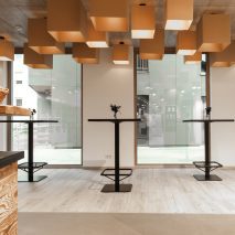 Photo of a hotel lobby