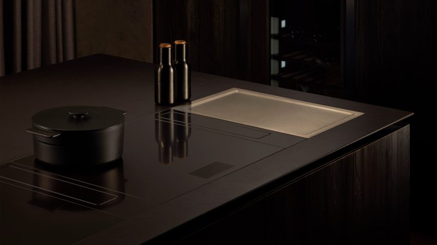 Render of a kitchen with appliances by Fisher & Paykel
