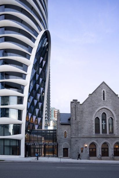 The Butterfly and First Baptist Church Complex by Revery Architecture