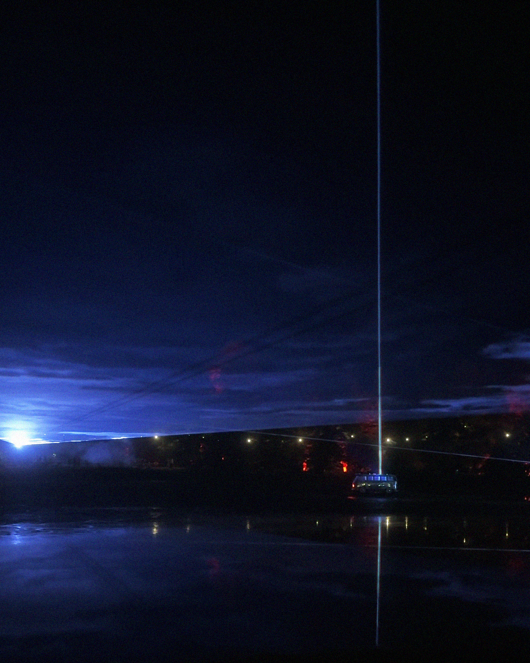 Chris Levine's Full Beam light installation at Houghton Festival 2026
